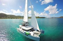 Catamaran Adventure Full Day: Ile aux cerfs,GRSE Waterfall,Snorkeling &BBQ Lunch