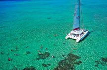Catamaran Adventure Full Day: Ile aux cerfs,GRSE Waterfall,Snorkeling &BBQ Lunch