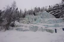 Korouoma Canyon and Auttiköngäs Waterfall Hiking Tour with picnic