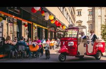 Budapest Private Tuk Tuk Tour with Wine Tasting and Cheese Platter