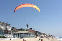 Tandem Paragliding flight with instructor in Malibu