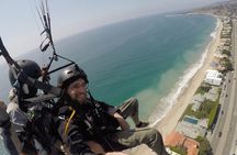 Tandem Paragliding flight with instructor in Malibu