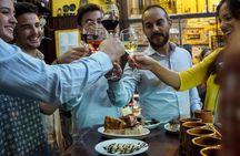 Evening traditional tapas walking tour in old Zaragoza center