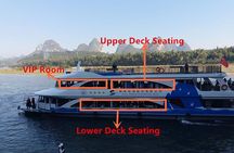 1-Day Relaxing Li River Cruise with the 4 Star Luxury boat Upper Deck Seating