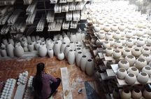 Silk Making & Ceramics Producing Villages Private Tour Full Day