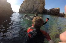 Snorkeling and swimming tour to the Poseidon's temple at Sounio cape