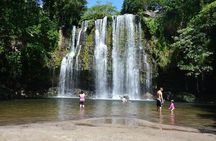 Miravalles Volcano and Waterfalls from Playa Hermosa