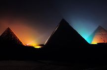Giza Pyramids Evening Sound and Light Show from Cairo