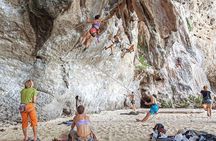 Rock Climbing at Railay Beach Krabi