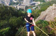 Half day rock climbing and rappelling experience just in Taipei city, Taiwan