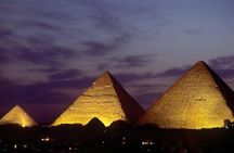 Pyramids of Giza Sound and Light Show from Cairo