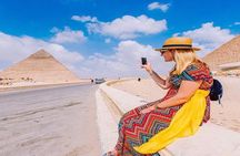Private Tour to Giza pyramids Egyptian Musuem , Market form Cairo Airport