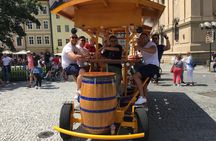 Prague: 1,5- Hour Beer Bike with Unlimited Czech Beer
