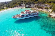 Paxos Antipaxos Blue Caves Cruise from Corfu
