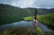 Hiking to Hule Volcanic Lagoon