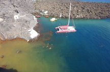 Sunset Sailing Catamaran Cruise in Santorini with BBQ and Drinks