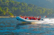 Rainforest Ziplining, Waterfalls & Speed boat in Puerto Vallarta