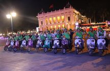 Hanoi Vespa After Dark Street food + Train Street+ Live Music 