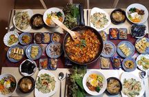 Korean Cooking Class with Full-Course Meal & Local Market Tour in Seoul