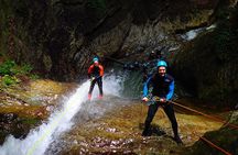 Canyoning sensation of Angon on the shores of Lake Annecy