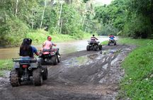 Bali Atv Quad Bike Through Tunnel and Waterfall