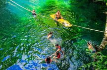 Drive An Atv, Live The Experience Of Ziplining And Swim On A Real Cenote