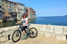 Rovinj private biking tour by electric powered bike