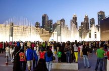 Dubai: Fountain Show and Burj Lake Ride by Traditional Boat