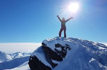 Snowshoeing With A View