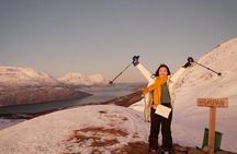 Snowshoeing With A View