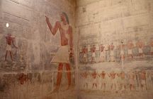 Giza pyramids - Saqqara - The Serapeum and king Unas pyramid