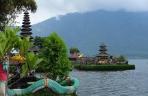 Ulun Danu Bratan Temple with Tanah Lot Sunset 