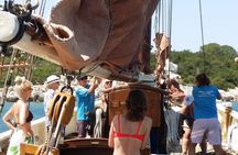 Sailing day trip on Tall Ship Andrea Jensen with Lunch and Wine