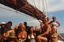 Sailing day trip on Tall Ship Andrea Jensen with Lunch and Wine