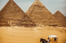 PRIVATE Full day tour pyramids of Giza & Sphinx,Sakkara,Memphis, 