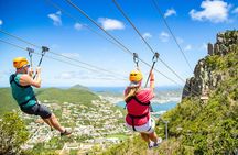 Sky Explorer and Sentry Hill Zip Line Adventure St Maartin