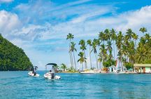 St. Lucia Drive and Snorkel Experience