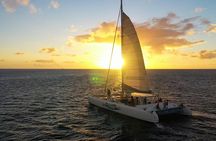 Private Catamaran Sunset Cruise from St Lucia for Up to 15 Guests