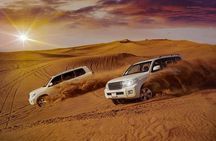 Evening Desert Safari with Camel Ride, BBQ Dinner and Dune Bashing