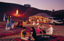 Arabian Desert Safari with BBQ Dinner Camel Ride, Sand Boarding 