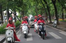 Vespa City Tour &Train Street Female With Ao Dai Riders 4,5 Hours