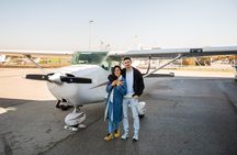 Fly above Lyon in a private plane
