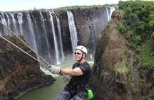 Abseiling at Victoria Falls