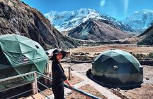 2-Day Salkantay Trek & Humantay by Glamping Sky Lodge Dome