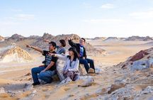 Camping in the White & Black Deserts (Bahariya Oasis) & Cairo Private transfer 