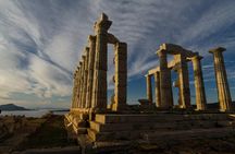 Private tour to Cape Sounio with exquisite meal at Vouliagmeni