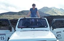 Batur Volcano 4WD Jeep Tour: Black Lava Adventure