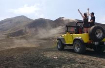 Batur Volcano 4WD Jeep Tour: Black Lava Adventure