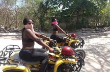 Progreso Misnebalam Ghost Town ATV excursion and Break at Silcer Beach Club