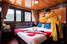 2 Days 1 Night on Swan Cruises visiting Bai Tu Long bay Thien Canh Son cave